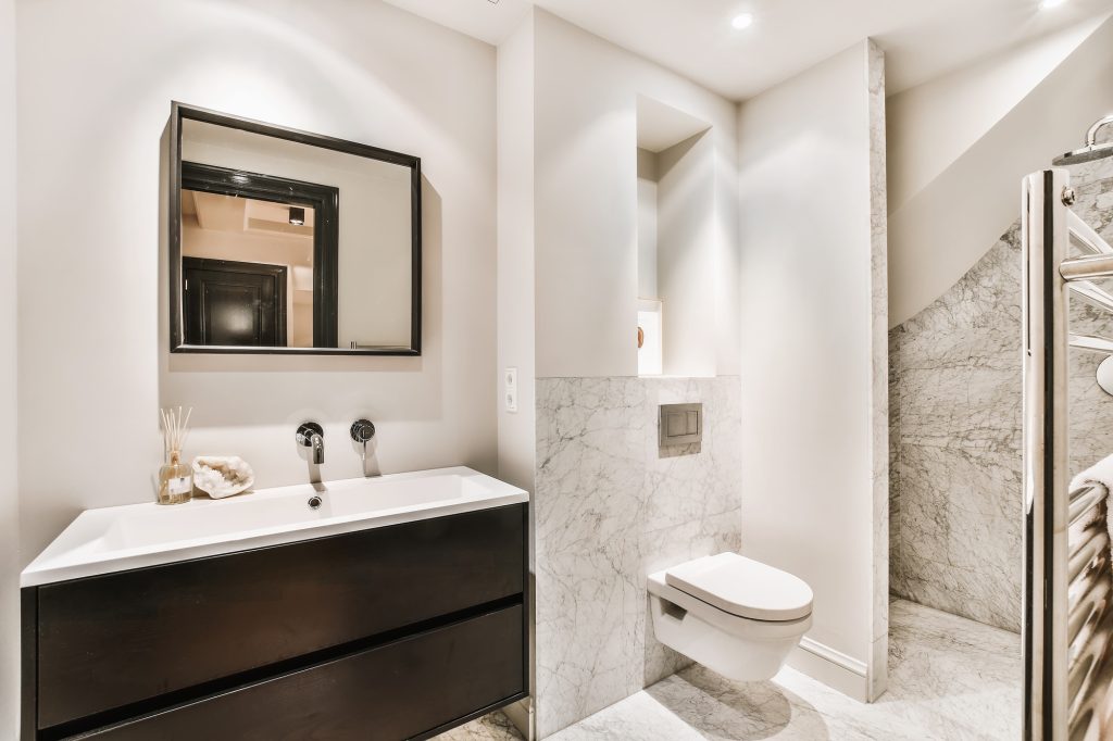 Design of a bathroom